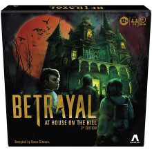 Avalon Hill Hasbro Gaming Betrayal a The House on the Hill 3rd Edition Cooperative Board Game de 12 ans et plus de 3-6 joueurs 50 Scenarios de re