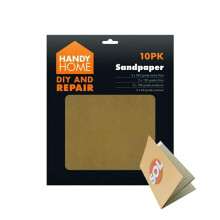 10 Sheet Assorted Sandpaper | Perfect for Woodworks, Metal Sanding, Furniture Finishing and Automotive Polishing | Assorted Grit for Dry or Wet