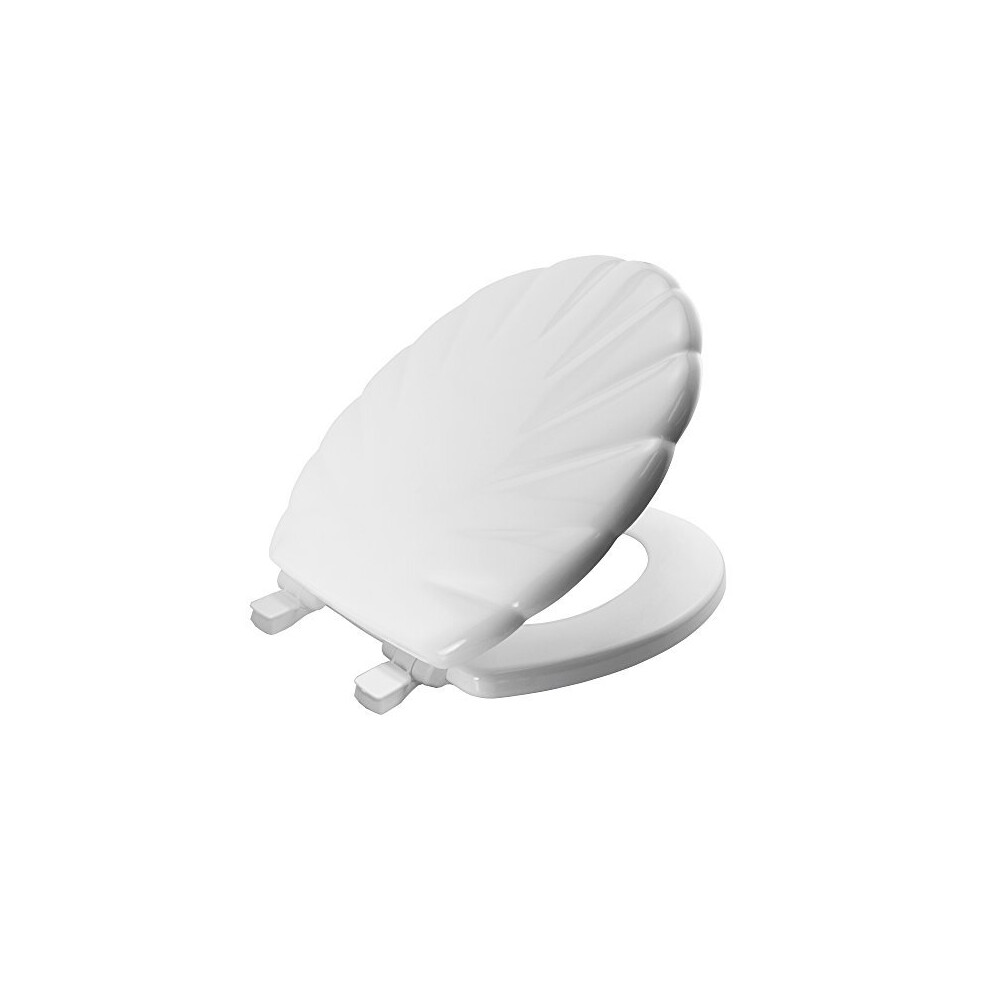 Bemis Shell STAY TIGHT Slow Close Moulded Wood Take Off Toilet Seat - White