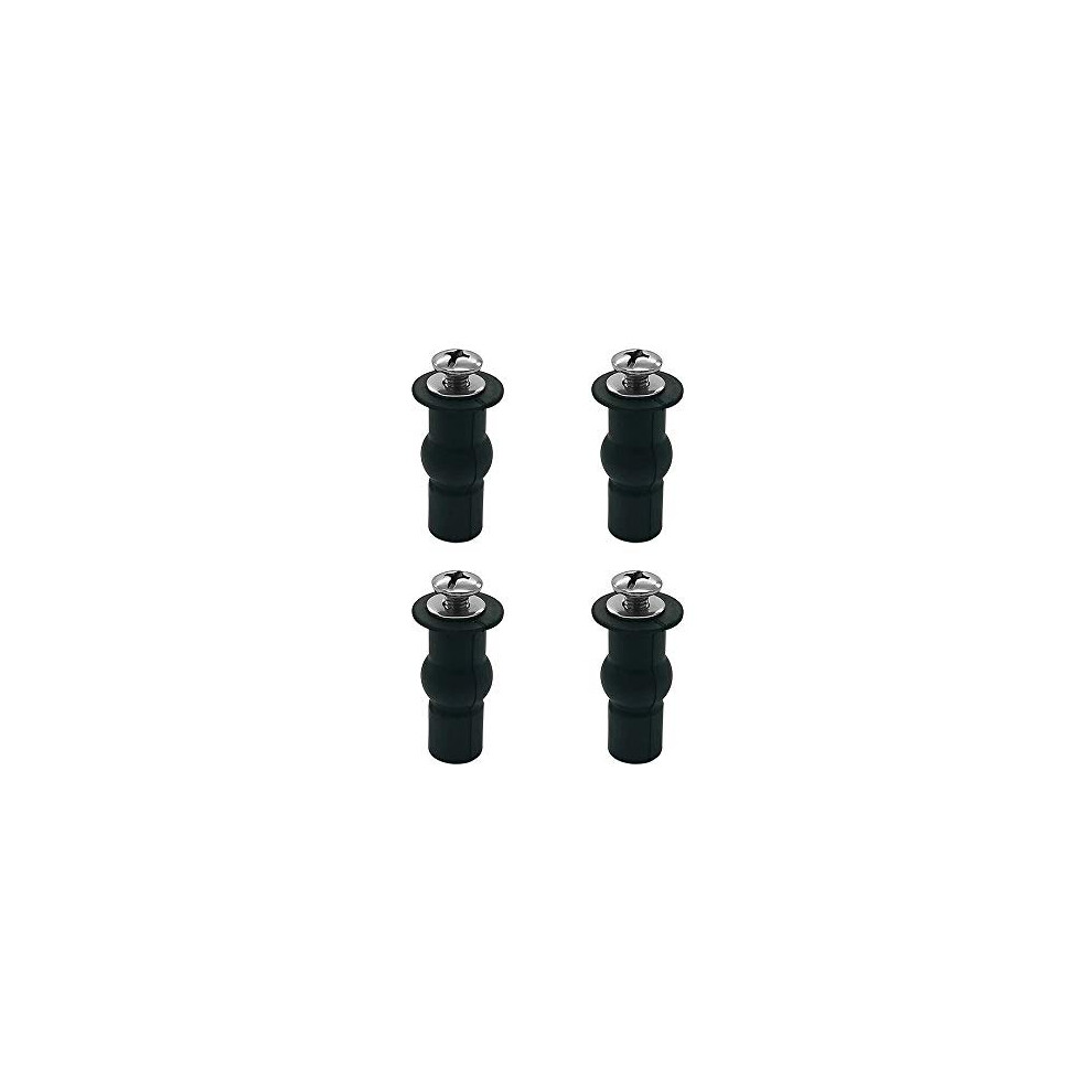 Toilet Seat Fittings 4 Pack Toilet Seat Screws Hinges Expanding Rubber Top Nuts Screws Toilet Lid Fixings Fixtures 192187278591