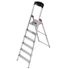Hailo 8160-601 L60 150 kg Capacity Aluminium Stepladder (6 Steps)
