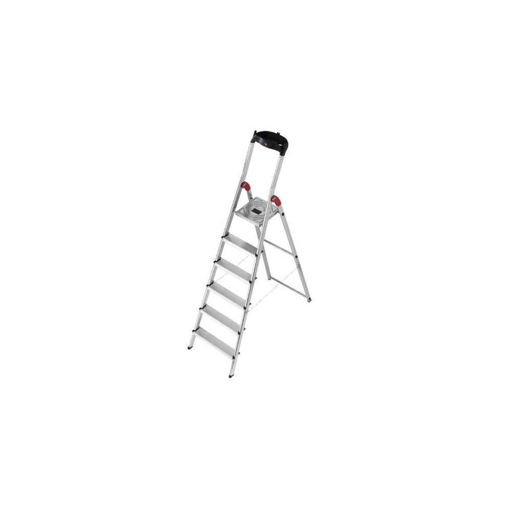 Hailo 8160-601 L60 150 Kg Capacity Aluminium Stepladder (6 Steps) 4007126850607