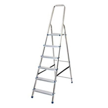 Aluminium Step Ladder 6 Tread Trade & DIY | Lightweight Platform Steps | EN131 Ladder