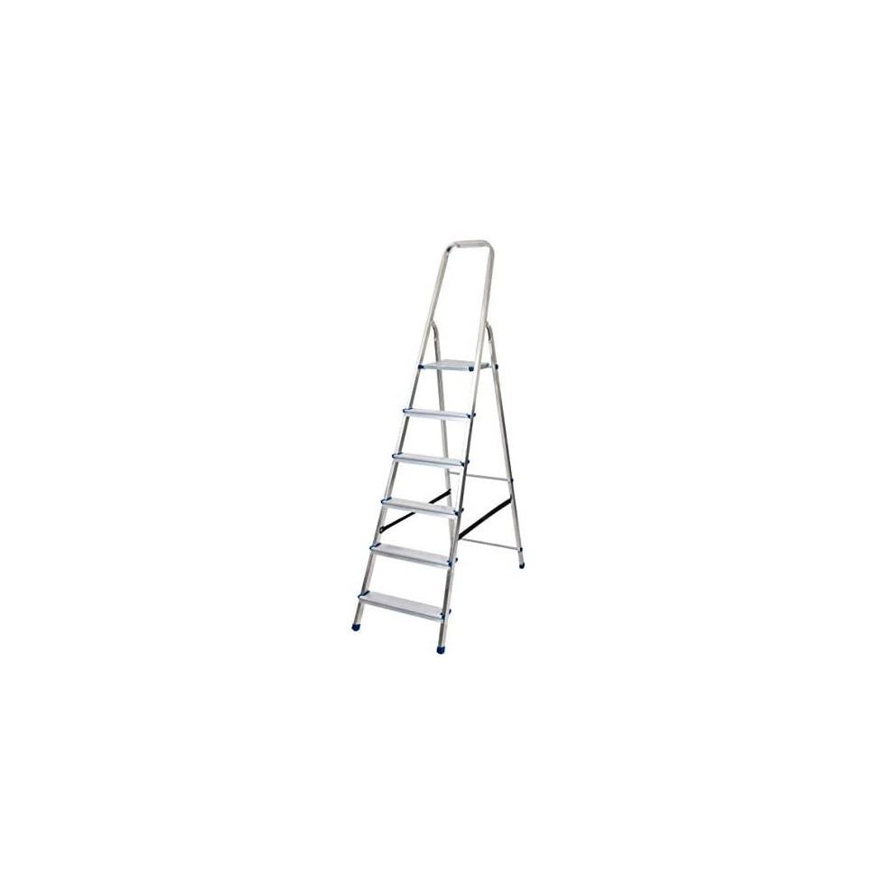 Aluminium Step Ladder 6 Tread Trade & Diy | Lightweight Platform Steps | En131 Ladder 5904680006008