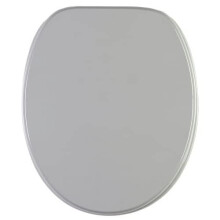 Soft Close Toilet Seat | High-Quality Surface | Stable Hinges | Easy to Mount | Manhattan Grey