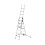 Hailo 9306-507 Profilot 2018 Aluminium Combination Ladder, Silver 1
