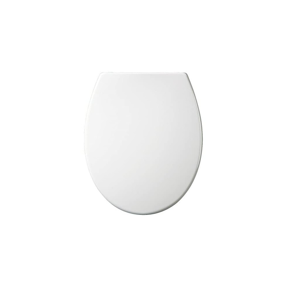 Euroshowers ONE Universal Soft Close Click Off Toilet Seat - White