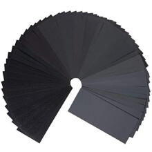 Wet and Dry Sanding Paper, 42 Pcs Assorted Grit Sandpaper 120 to 3000 Wet and Dry Sandpaper Waterproof for Wood Furniture Finishing Metal Sandin