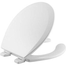 Bemis 550TTT 000 Toilet Seat, White, 1 Pack Round - New Model