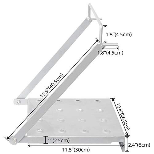 Ladder Work Platform, Heavy Duty Ladder System Accessory Holds 180 KG 2