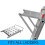 Ladder Work Platform, Heavy Duty Ladder System Accessory Holds 180 KG 4