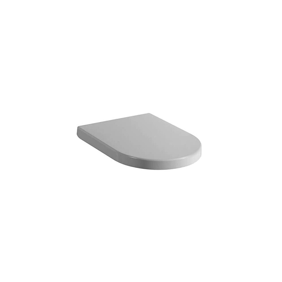 Gush Products Toilet seat designed to fit Duravit starck 2 standard pans with pan hole centres between 180-220mm. Soft close, quick release. Man