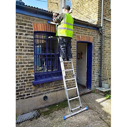 CLOW 5 Way Combination Work Platform - Step - Ladder - Multi Purpose Aluminium Scaffolding 1