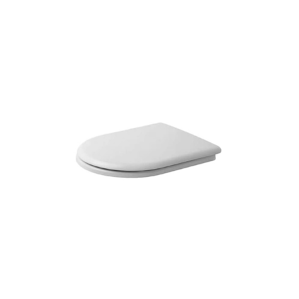 Duravit Happy D, Starck 2 Toilet Seat With Stainless Steel Hinges, 0066910000 White