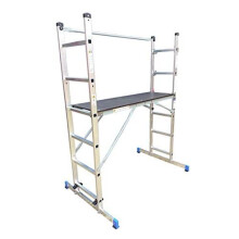 CLOW 5 Way Combination Work Platform - Step - Ladder - Multi Purpose Aluminium Scaffolding