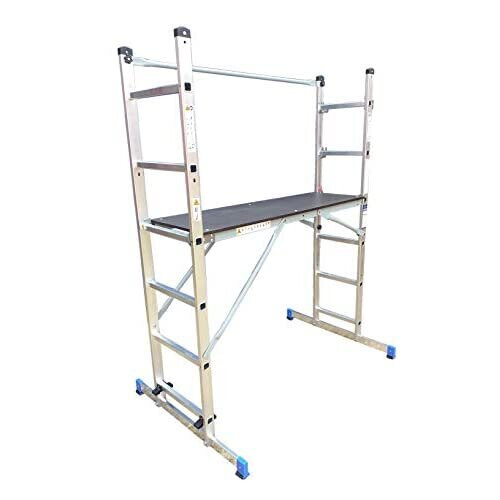 CLOW 5 Way Combination Work Platform - Step - Ladder - Multi Purpose Aluminium Scaffolding