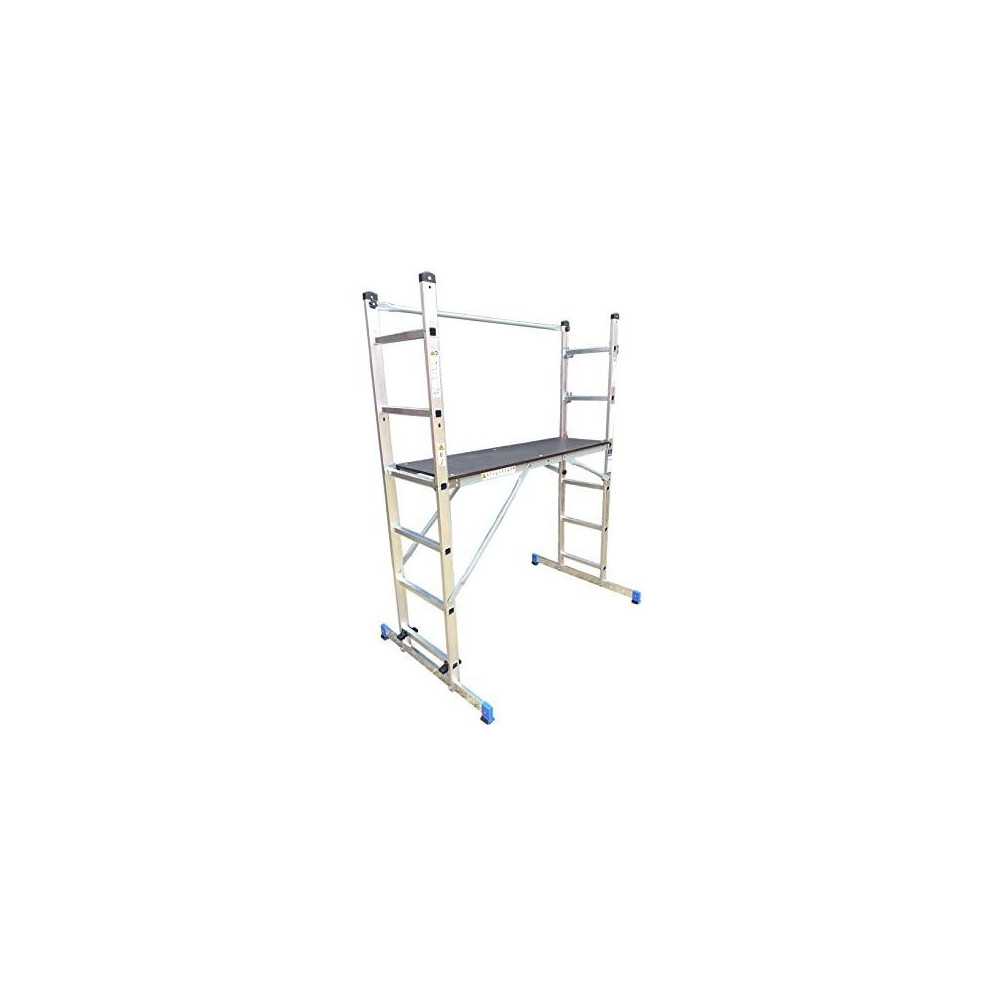 Clow 5 Way Combination Work Platform - Step - Ladder - Multi Purpose Aluminium Scaffolding 5011128771975