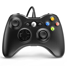 Wired Controller for Xbox 360, YAEYE Game Controller for Xbox 360 with Dual-Vibration Turbo for Microsoft Xbox 360/360 Slim and PC Windows 7,8,1