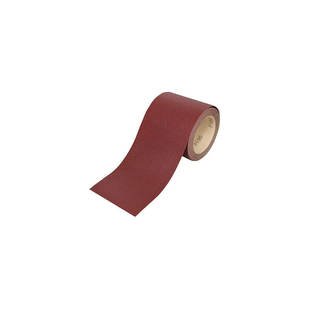 TIMCO 231210 Sandpaper Roll 80 Grit Red - 115mm x 10m