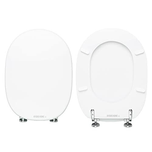 Linda Ideal Standard Toilet Seat Wood Coated Polyester Resin White on OnBuy
