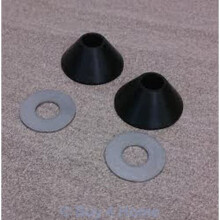 Non-Slip Toilet Seat Cone Fixings - Fittings For Loose Toilet Seats - 8mm