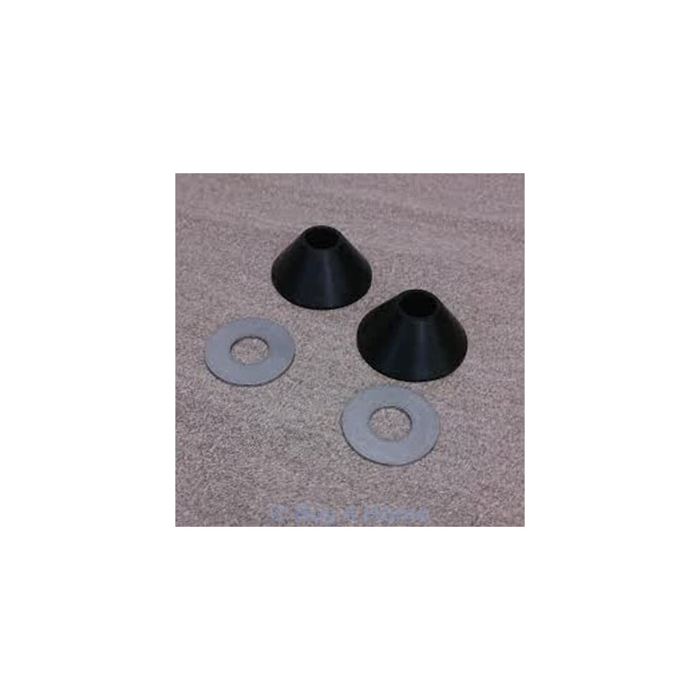 Non-Slip Toilet Seat Cone Fixings - Fittings For Loose Toilet Seats - 8mm