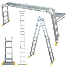 Abbey Aluminium Multi-Purpose Ladder 4.4m with New Safety Platform MPL44