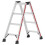 Hymer 402408 Step Ladder SC 40 4 x 2 Steps Aluminium 1