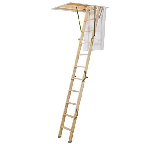 Dolle 'ClickFix Mini' Timber Folding Loft Ladder (925 x 600mm)