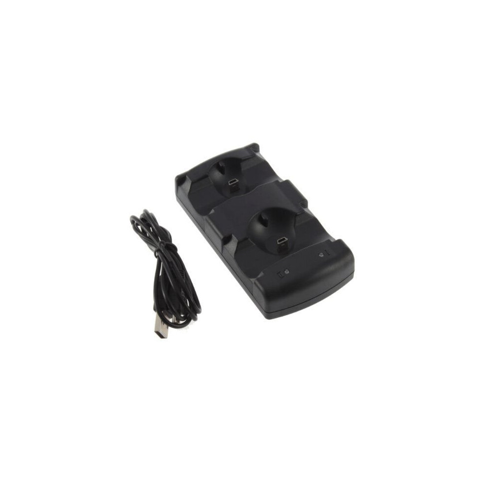 C-Funn Usb Dual Charger Dock For Sony Ps3 Wireless Controller Ps3 Move 8358539722361