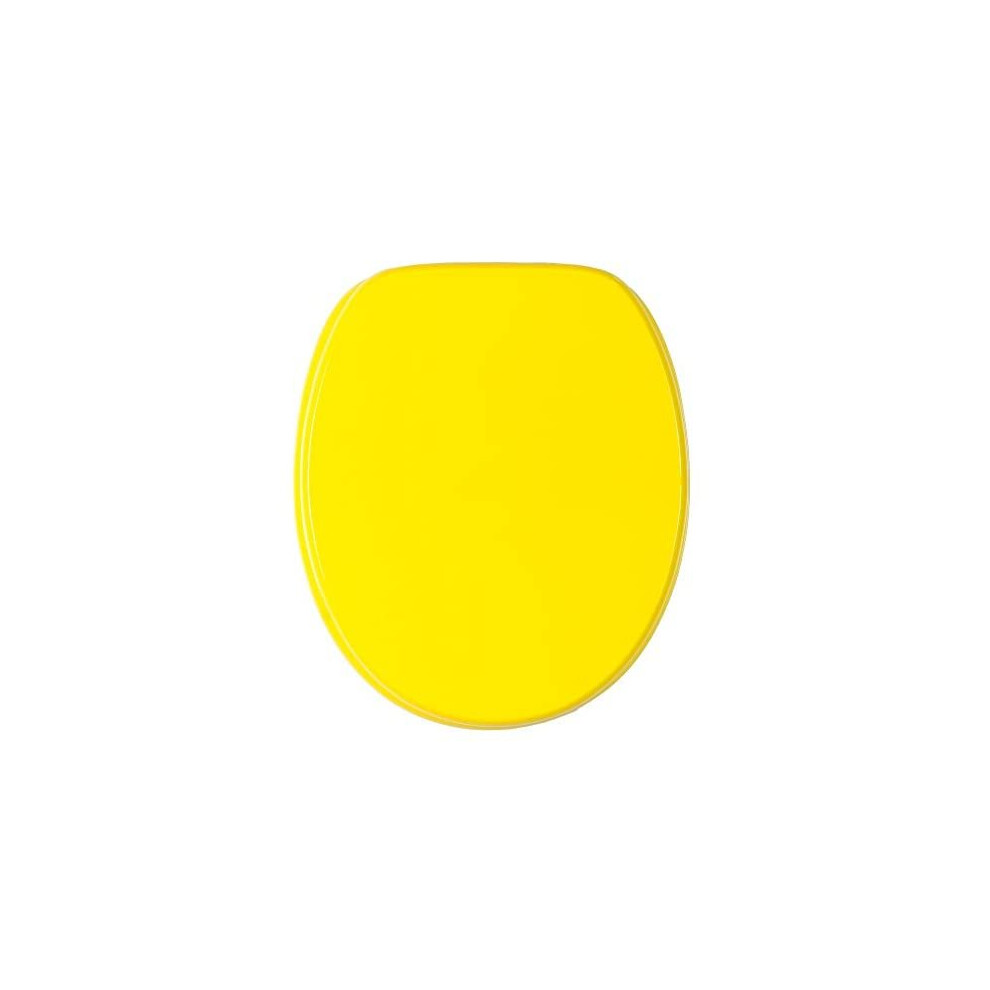 Soft Close Toilet Seat | Stable Hinges | Easy To Mount | High-Quality Surface | Yellow 820103867528