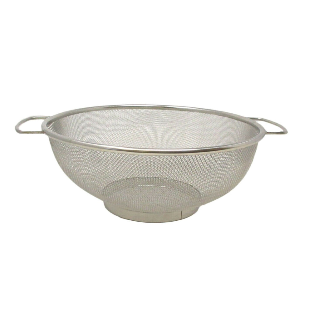 Colander Fine Mesh Stainless Steel Drainer Sieve Sifter with 2 Handles