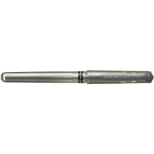 Stylo à bille Uni Ball - Gel Impact - Pointe large - Encre gel argent - Gris
