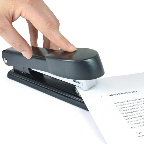 Rapesco 1471 Marlin Stapler with Staple Remover and 26/6 mm Staples B/5000, Black - Bundle 2