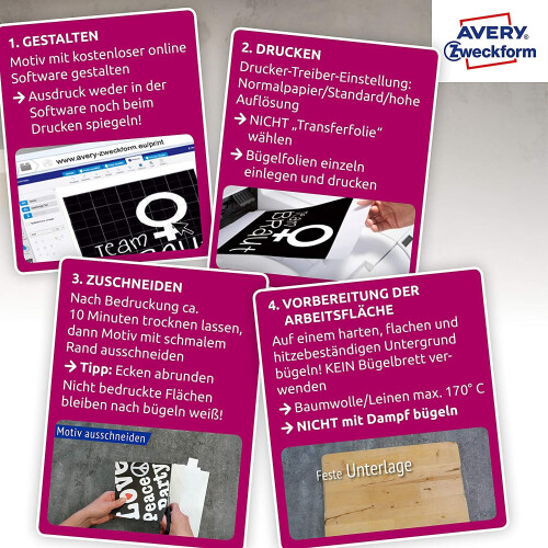 Avery Zweckform - Transferfolie DIN A4 für te... 2