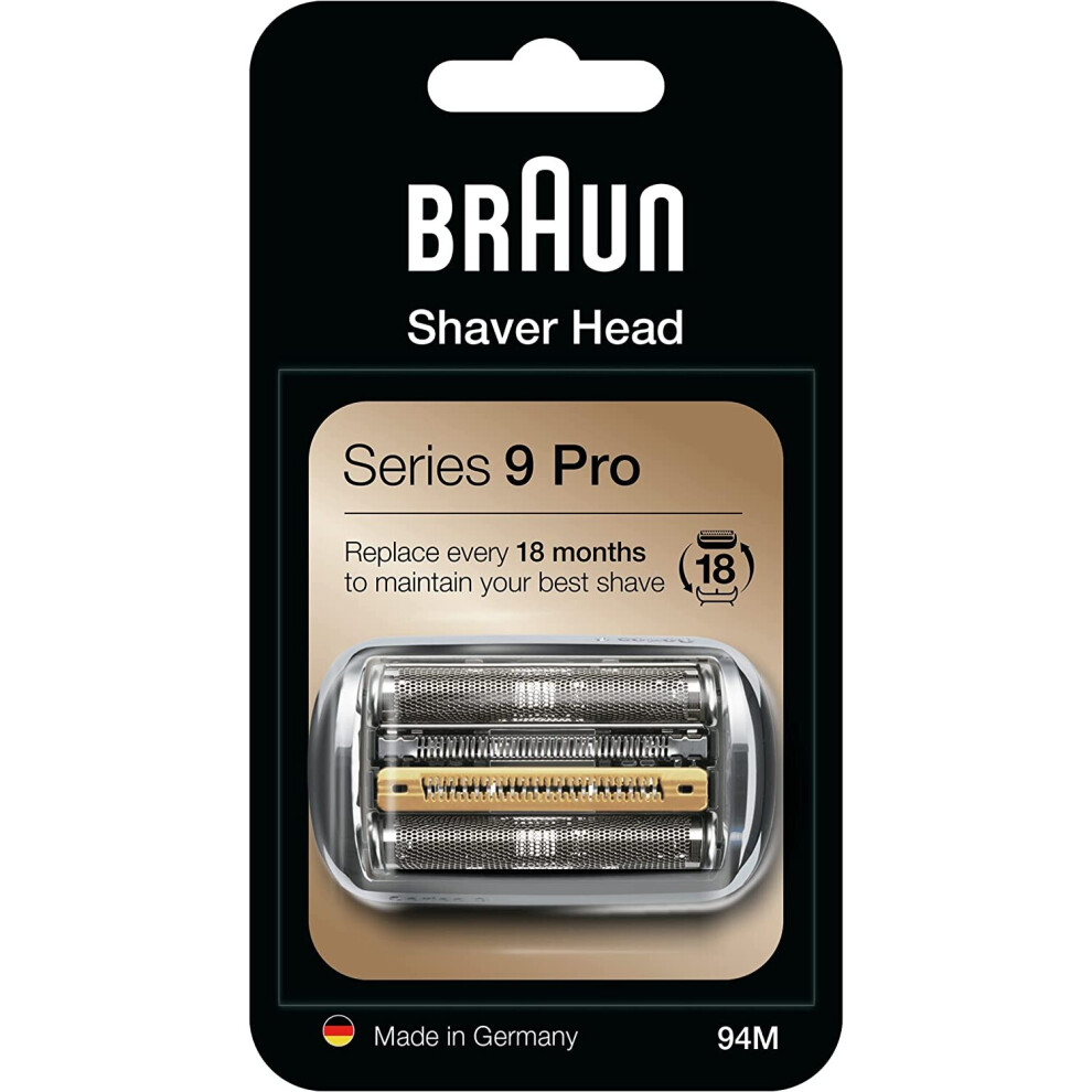 Braun 94M Series 9 Pro Electric Shaver Head Replacement Cassette Cartridge Foil