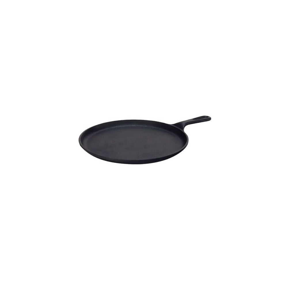 The Vintage Gourmet Crepe Pan Roti Dosa Tawa Pancake Omelette Pre Seasoned Cast Iron