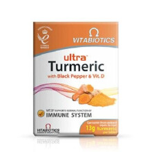 Vitabiotics Ultra Kurkuma mit schwarzem Pfeffer und Vit. D 60 Tabletten