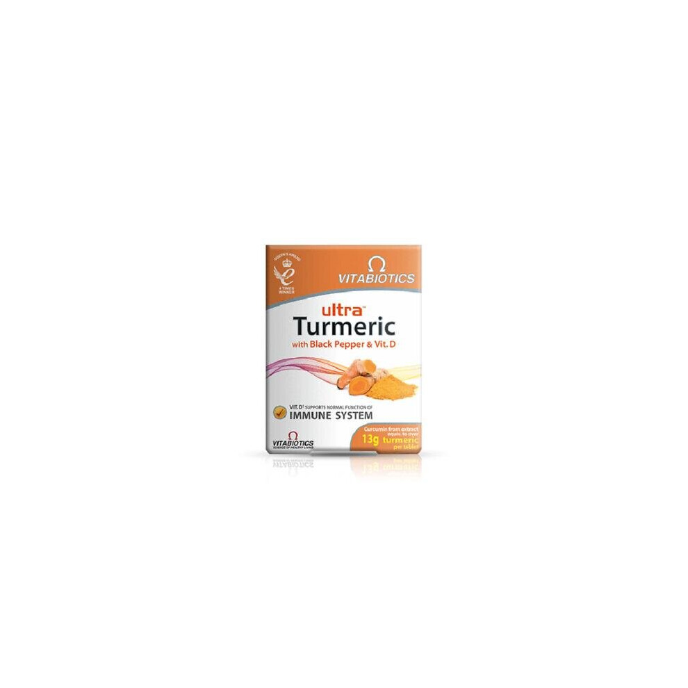 Vitabiotics Ultra Turmeric With Black Pepper And Vit. D 60 Tablets