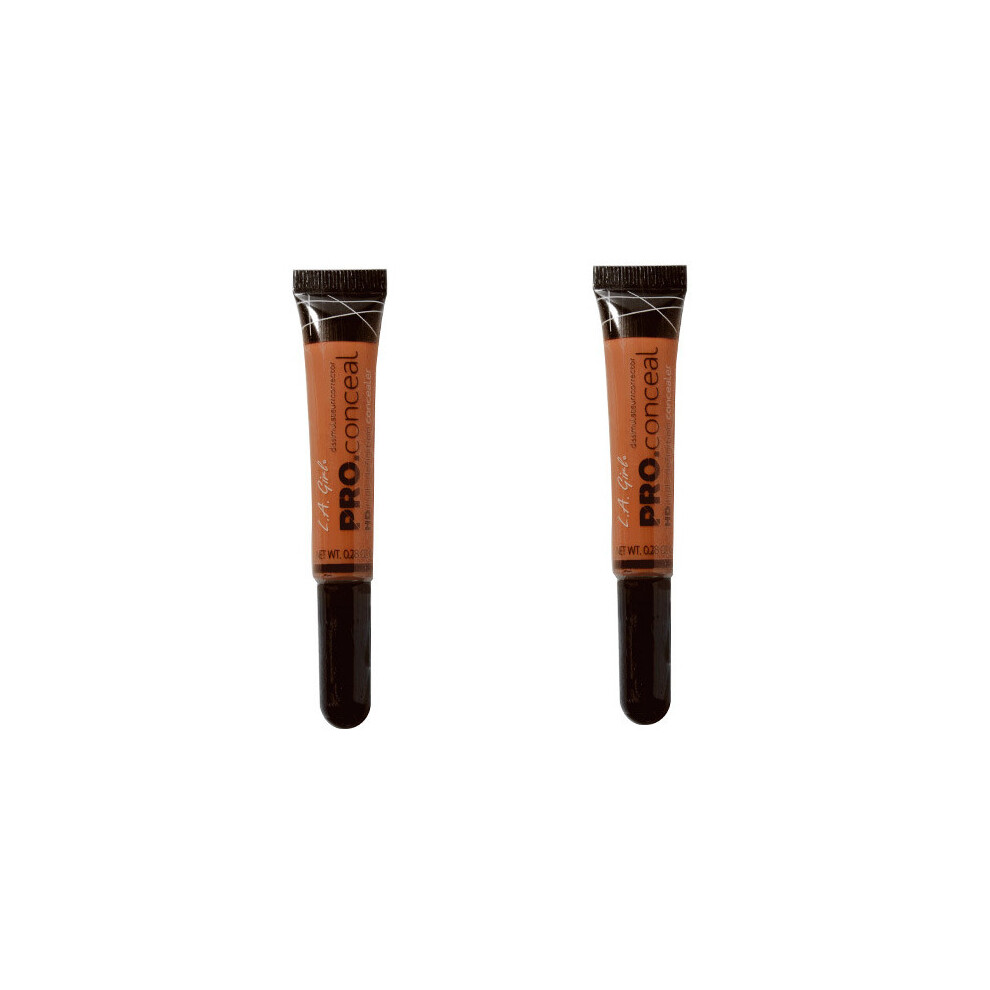 L.A. Girl Pro Conceal HD High Definition Concealer Orange Corrector 8g x2