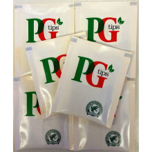 50 x PG Tips - Individual Enveloped Tagged Tea bags