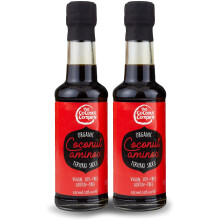 Organic Coconut Aminos - Teriyaki - 150ml - 2 Bottles, Vegan, Naturally Fermented, no-Soy, Low Salt, Non-GM, Gluten-Free