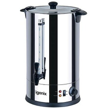 18 Litre Catering Urn Stainless Steel, Igenix IG4018