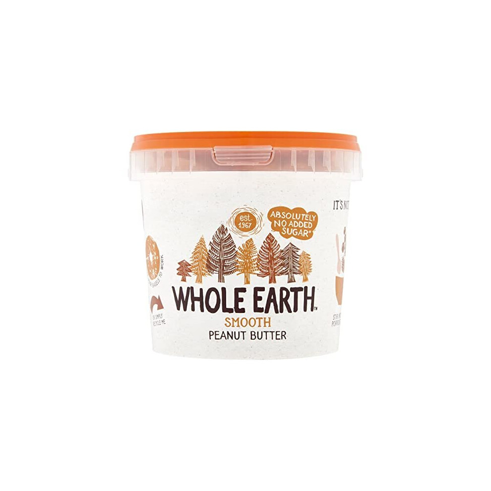 Whole Earth Smooth Peanut Butter 1kg