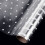 Faburo 2 Roll 3m*40cm White Dot Cellophane Wrap Florist Clear Wrap (White dot) 3