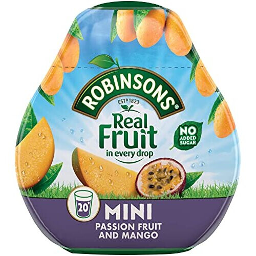 Robinsons Squash'd Mango & Passion Fruit No Added Sugar 66ml (Pack of 2)