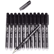 12PCS 0.5mm Erasable Pen Black Gel Ink Roller Ball Pens Set School Kids Students Stationery Party Gift