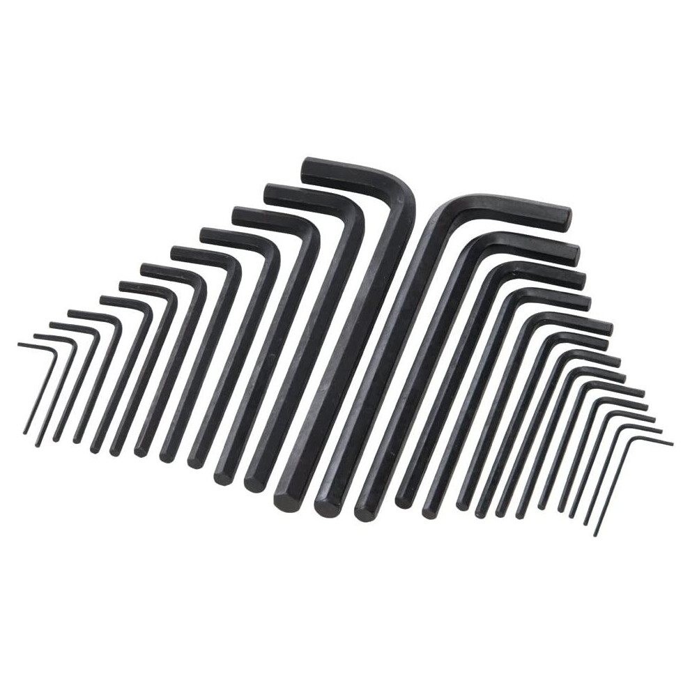 Silverline Hk25l Hex Key Long Series Metric And Af - Set Of 25
