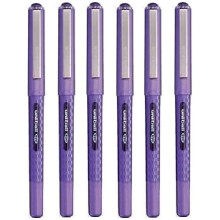 Uni Ball Eye Designer Violet Rollerball Pen Fine 0.7mm Nib Tip 0.5mm Line Width Designer Series Quick Drying Pigment Ink UB-157D (Pack Of 6)