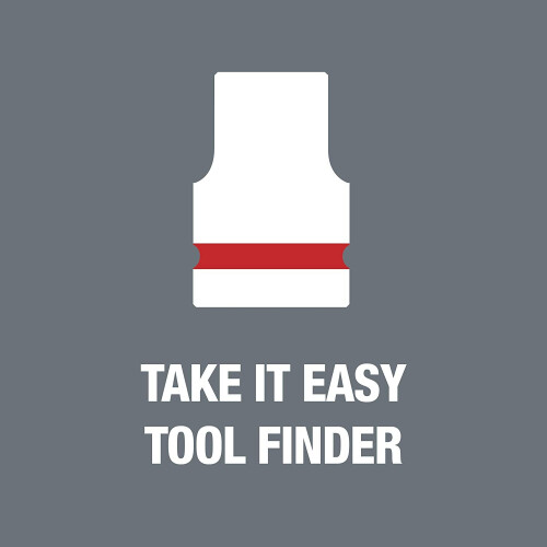 Wera Wera 05004574001 8790 C Impaktor Impact Socket, Red, 17.0 mm 1